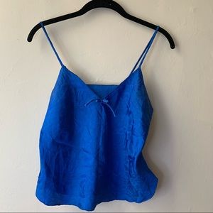 Blue tank top